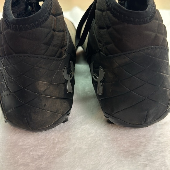 Under Armour Men’s UA Nitro Compfit MICR Silver Black Football Cleats Size 10 - Picture 8 of 13